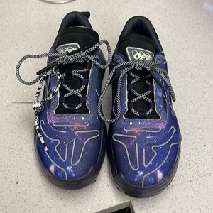 USED pair of Off-White Odyssey Mesh Purple Multicolor.